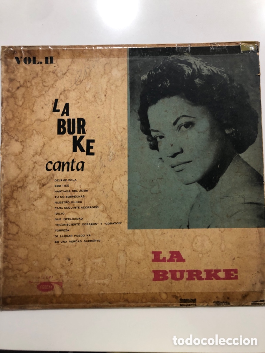 Disques de vinyle: Disco lp Egrem cuba elena burke canta