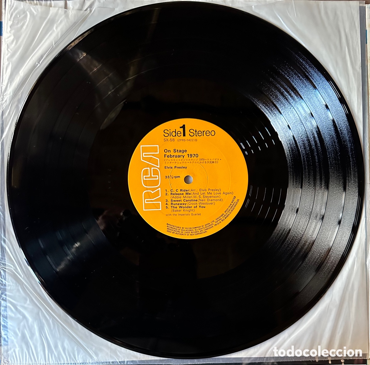 Discos de vinilo: Elvis Presley. Jap&oacute;n, 1970 - Foto 4