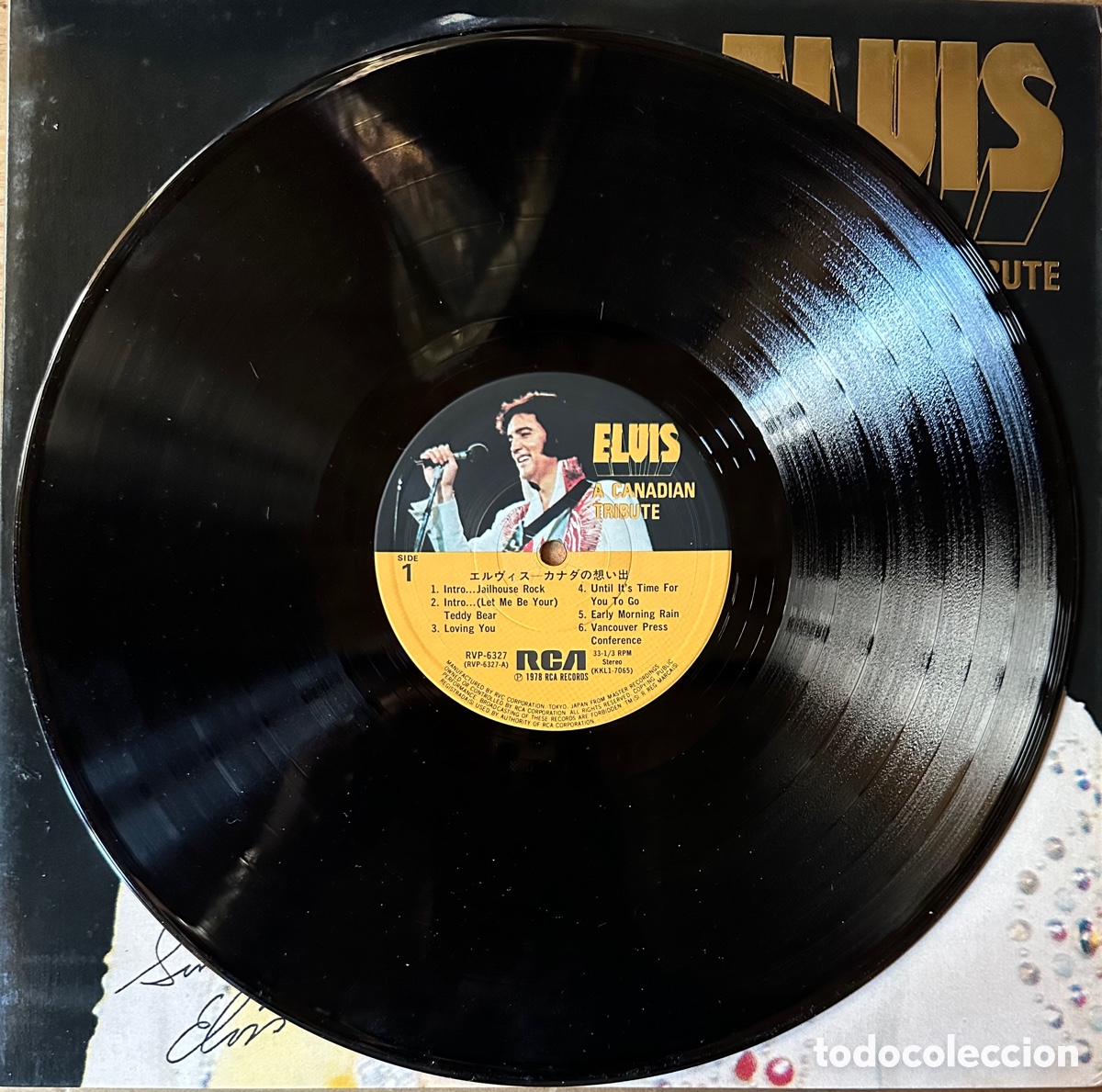 Discos de vinilo: Elvis Presley. Jap&oacute;n, 1978 - Foto 3