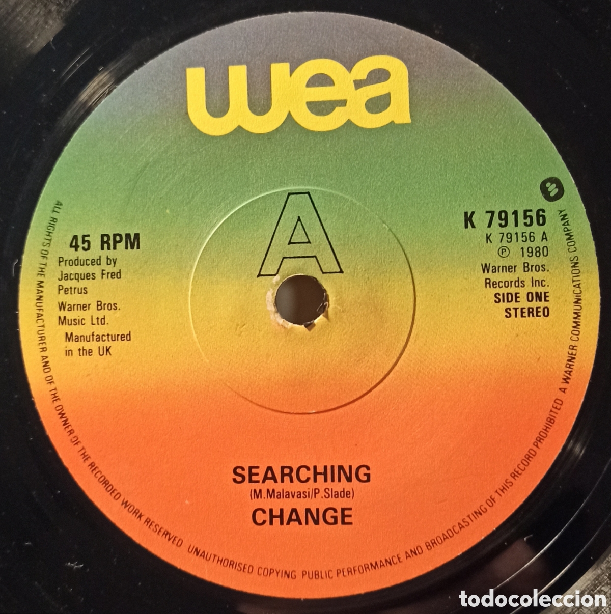 Discos de vinilo: Change &ndash; Searching (WEA) - Foto 1
