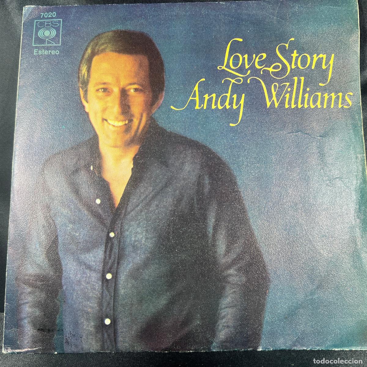 Discos de vinilo: ANDY WILLIAMS - LOVE STORY - SINGLE - Foto 1