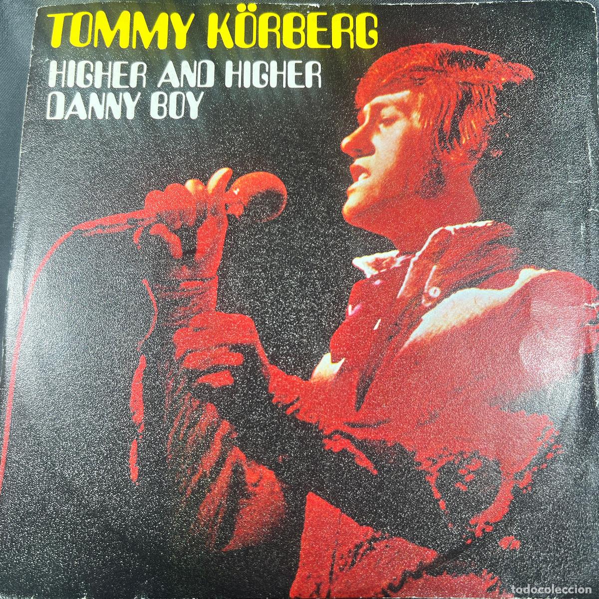 Discos de vinilo: TUMMY K&Ouml;RBERG - HIGHER AND HIGHER - SINGLE - Foto 1