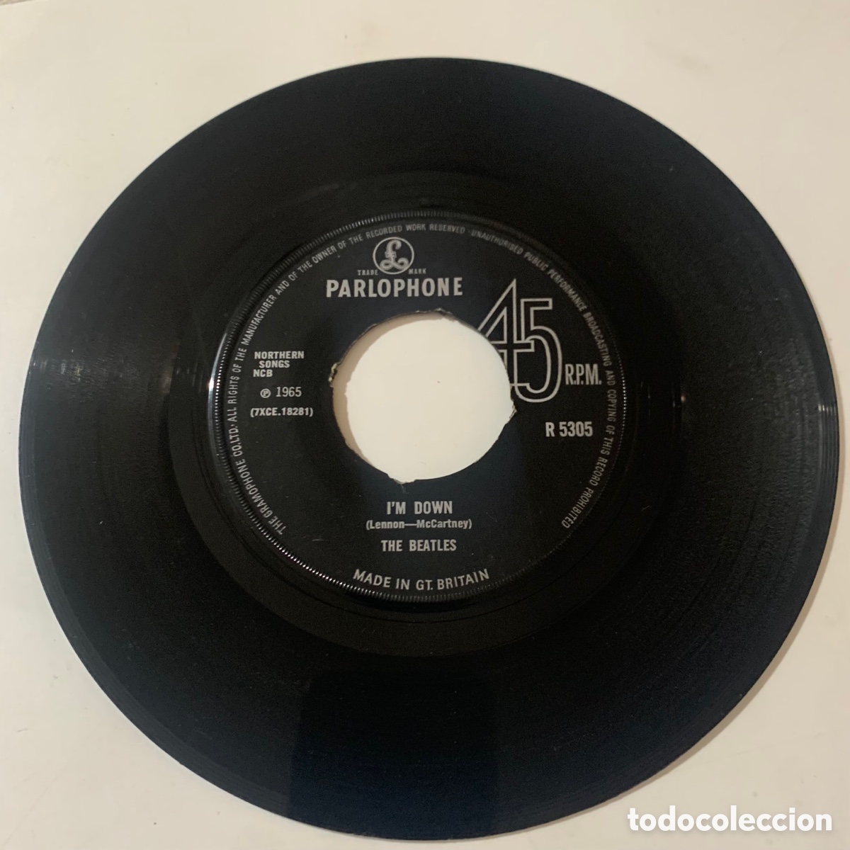 Discos de vinilo: Single The Beatles - Help! Edicion UK de 1965 - Foto 2