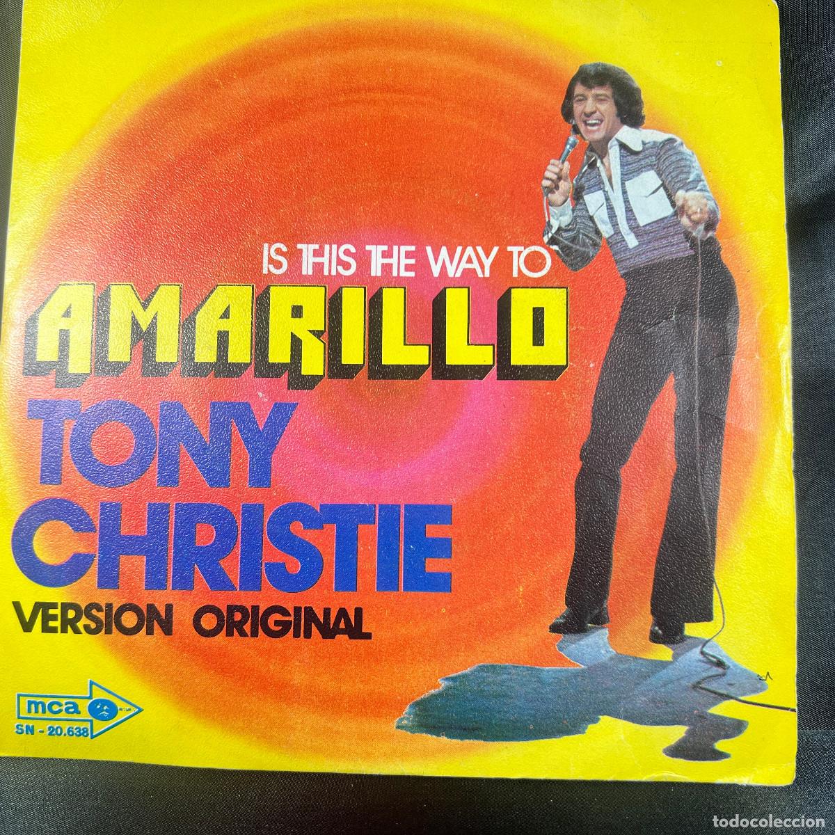 Discos de vinilo: TONY CHRISTIE - AMARILLO - SINGLE - Foto 1
