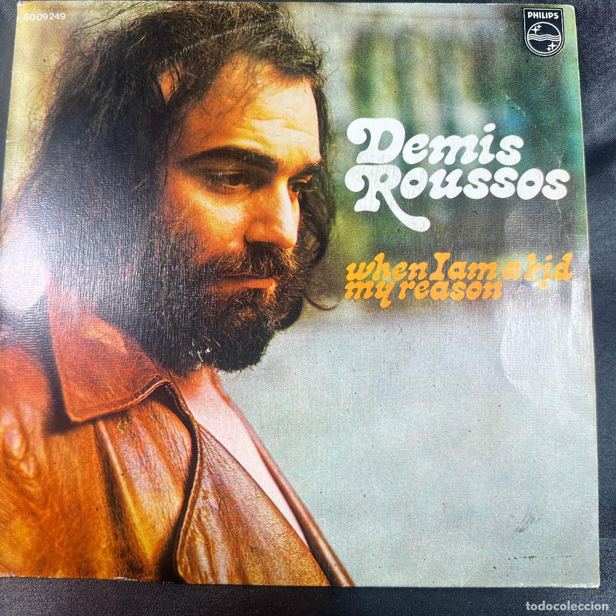 Discos de vinilo: DEMIS ROUSSOS - WHEN I AM A KID - MY REASON - SINGLE - Foto 1
