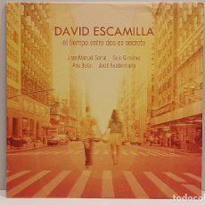 Discos de vinilo: DAVID ESCAMILLA / EL TIEMPO ENTRE DOS ES SECRETO / DÚOS / LP-2021 / DE LUJO. ****/****INSERTO