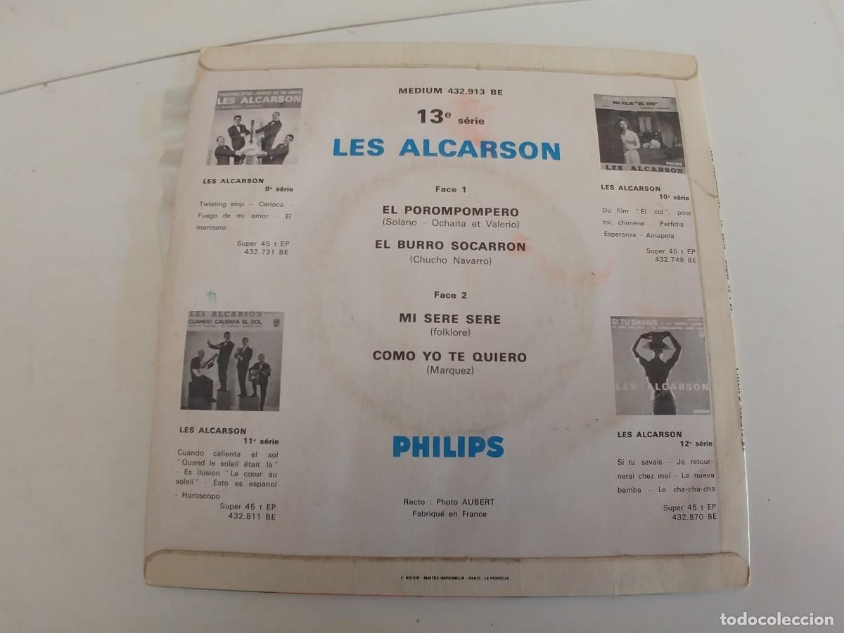 Discos de vinilo: LES ALCARSON-EP EL POROMPOMPERO +3-FRANCES - Foto 2