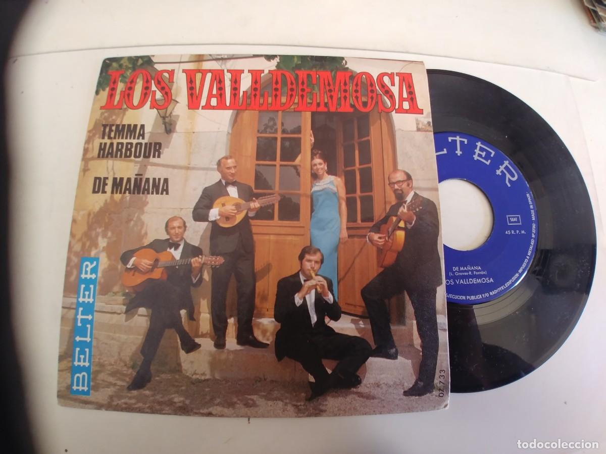 Discos de vinilo: LOS VALLDEMOSA-SINGLE TEMMA HARBOUR - Foto 1