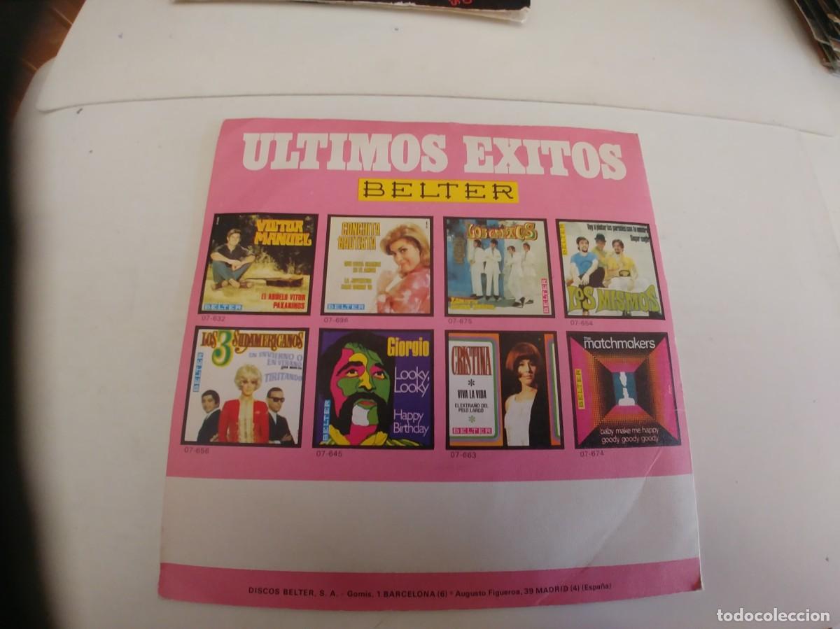 Discos de vinilo: LOS VALLDEMOSA-SINGLE TEMMA HARBOUR - Foto 2