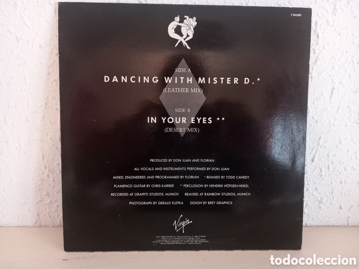 Discos de vinilo: DON JUAN. Dancing with Mr. D. Spain 1986 - Foto 2