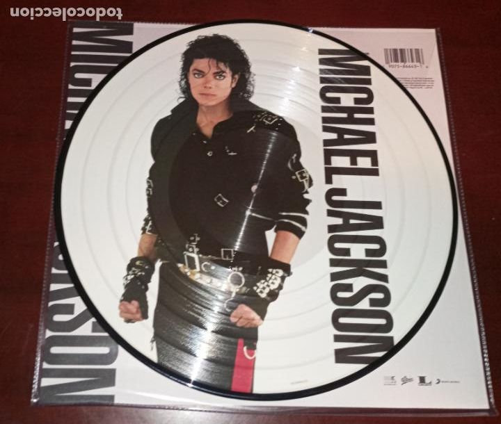 Discos de vinilo: MICHAEL JACKSON - BAD - LP PICTURE - 2018 - Foto 2