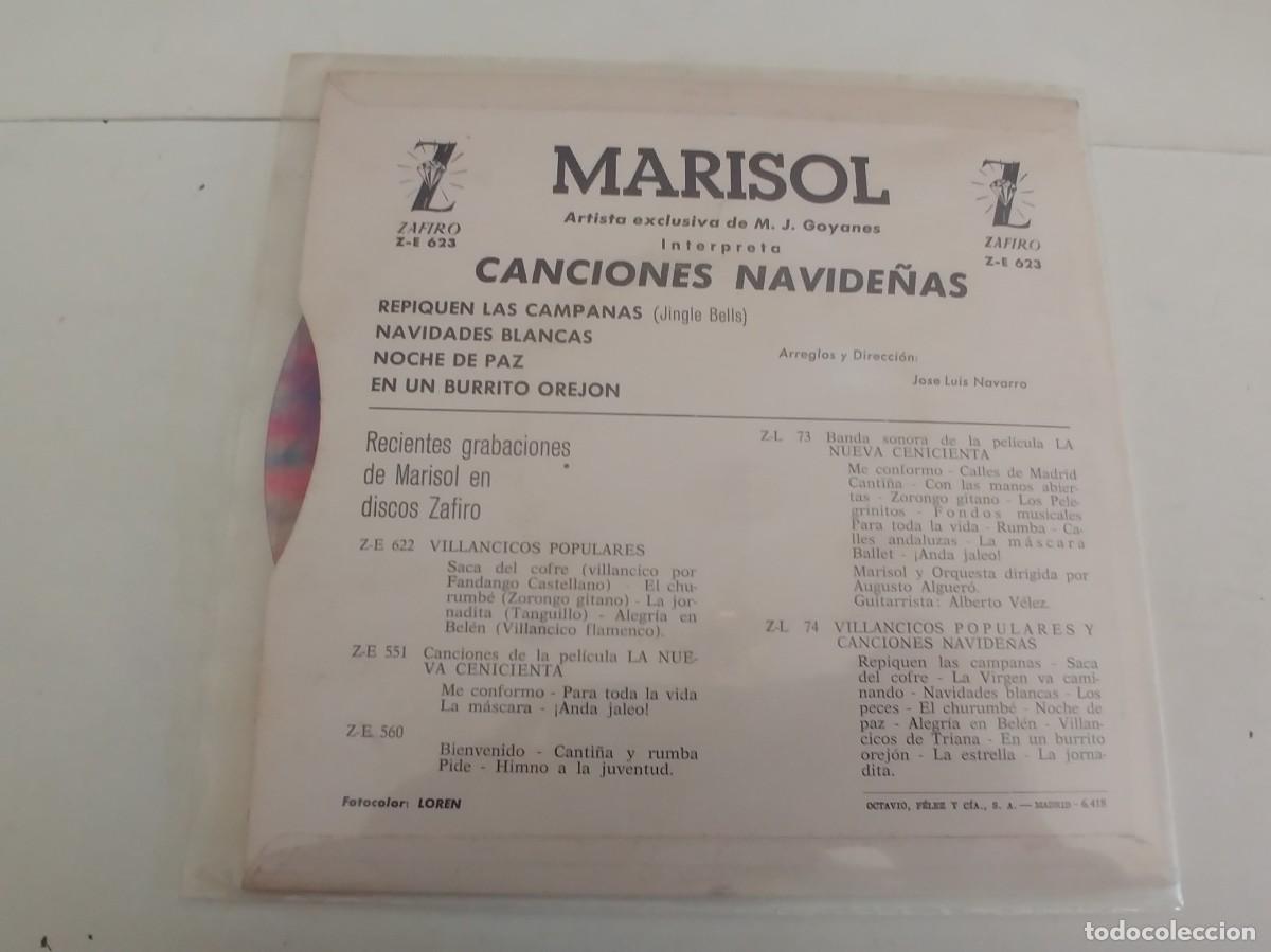 Discos de vinilo: MARISOL-EP CANCIONES NAVIDE&Ntilde;AS-NUEVO - Foto 2