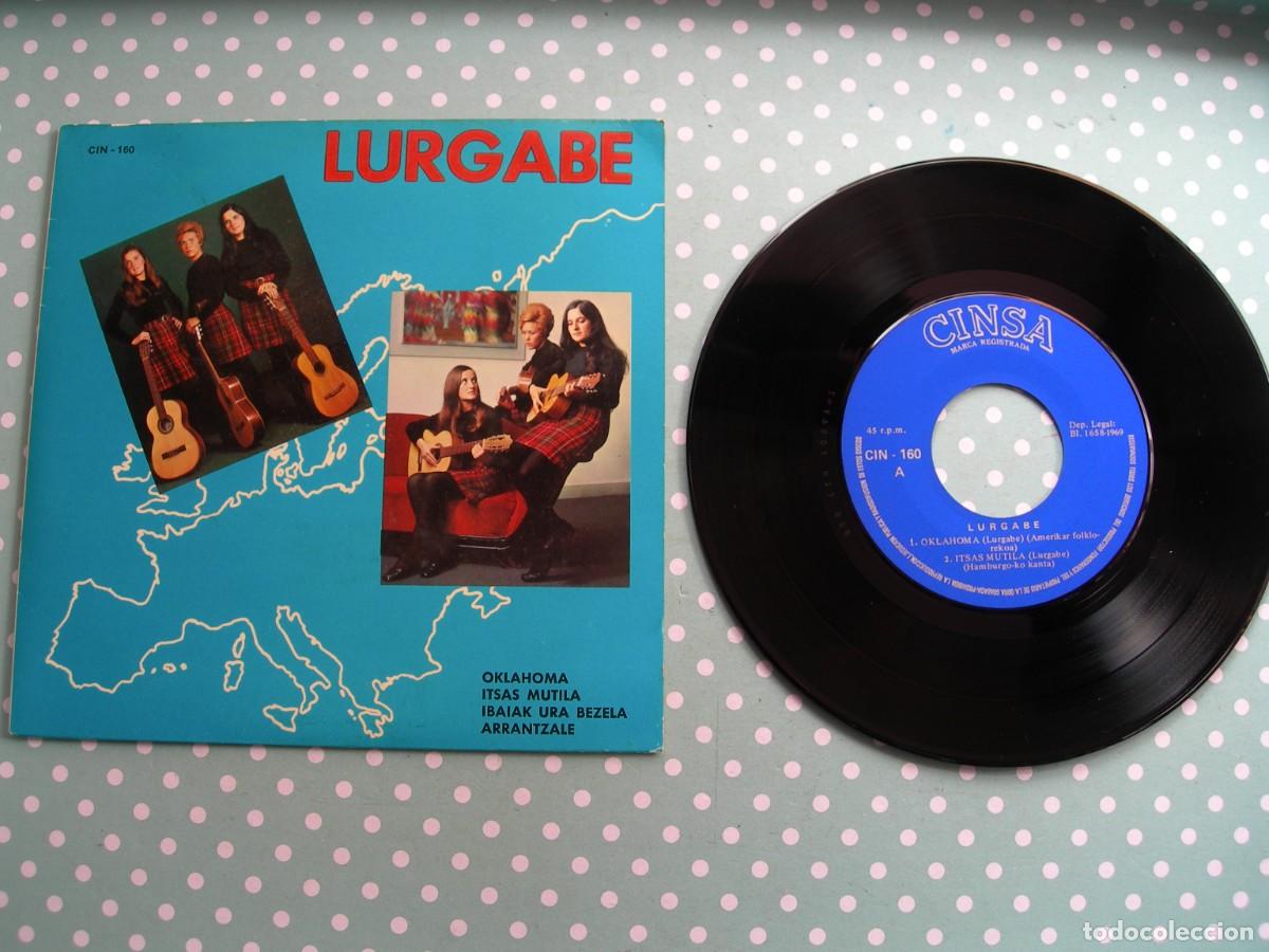 Discos de vinilo: LURGABE / OKLAHOMA + 3 / EP VIVILO / - Foto 1