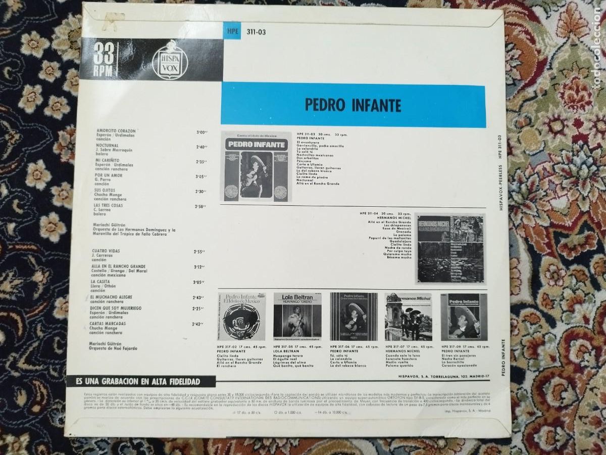 Discos de vinilo: Pedro Infante - Foto 2