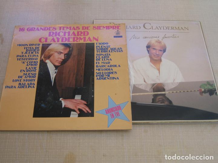 Discos de vinilo: RICHARD CLAYDERMAN - LOTE DE DOS LPS - Foto 1