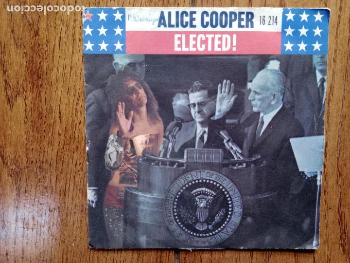 Discos de vinilo: Alice Cooper - elected! + lunes tune - Foto 1