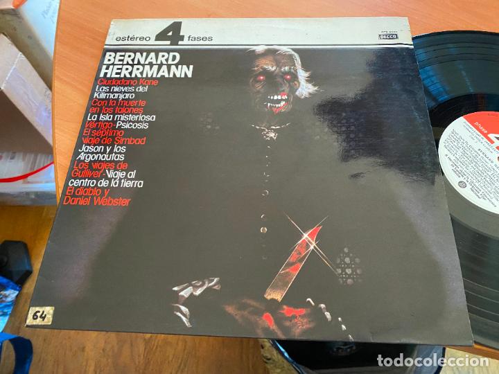 Discos de vinilo: BERNARD HERRMANN LP ESPA&Ntilde;A 1977 (B-44) - Foto 1