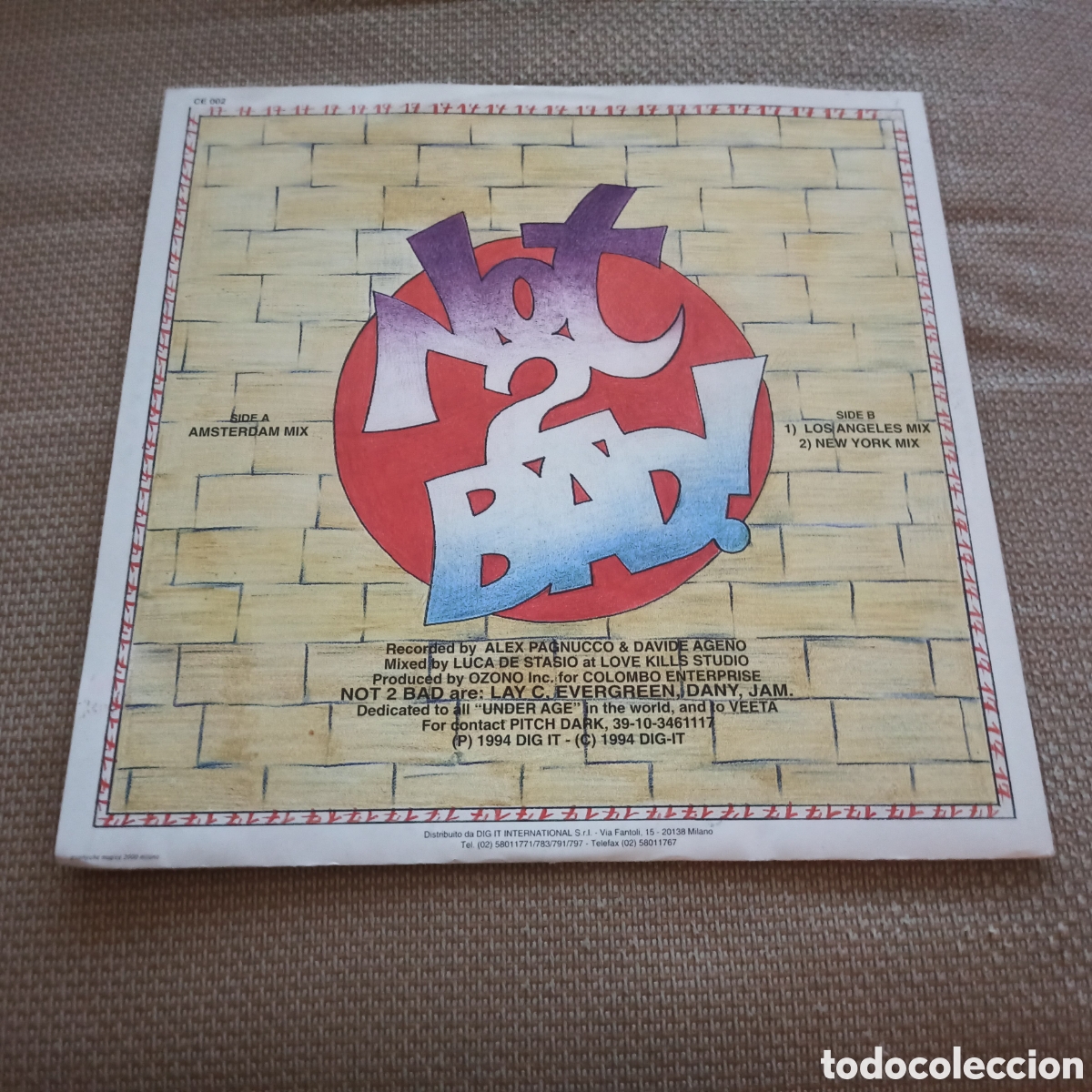 Discos de vinilo: Not 2 Bad - 17 (12&rdquo;) - Foto 2