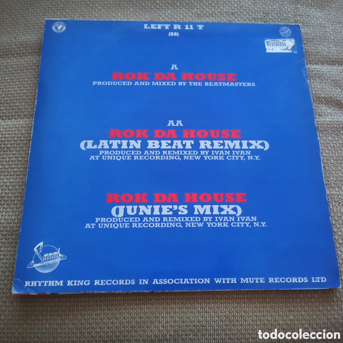 Discos de vinilo: The Beatmasters - Rok Da House (12&rdquo;, Maxi) - Foto 2