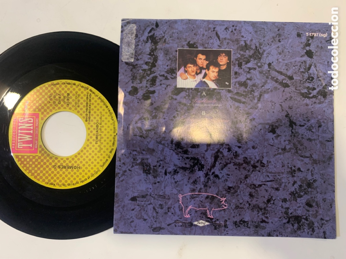 Discos de vinilo: Single ep hombres g temblando - Foto 2