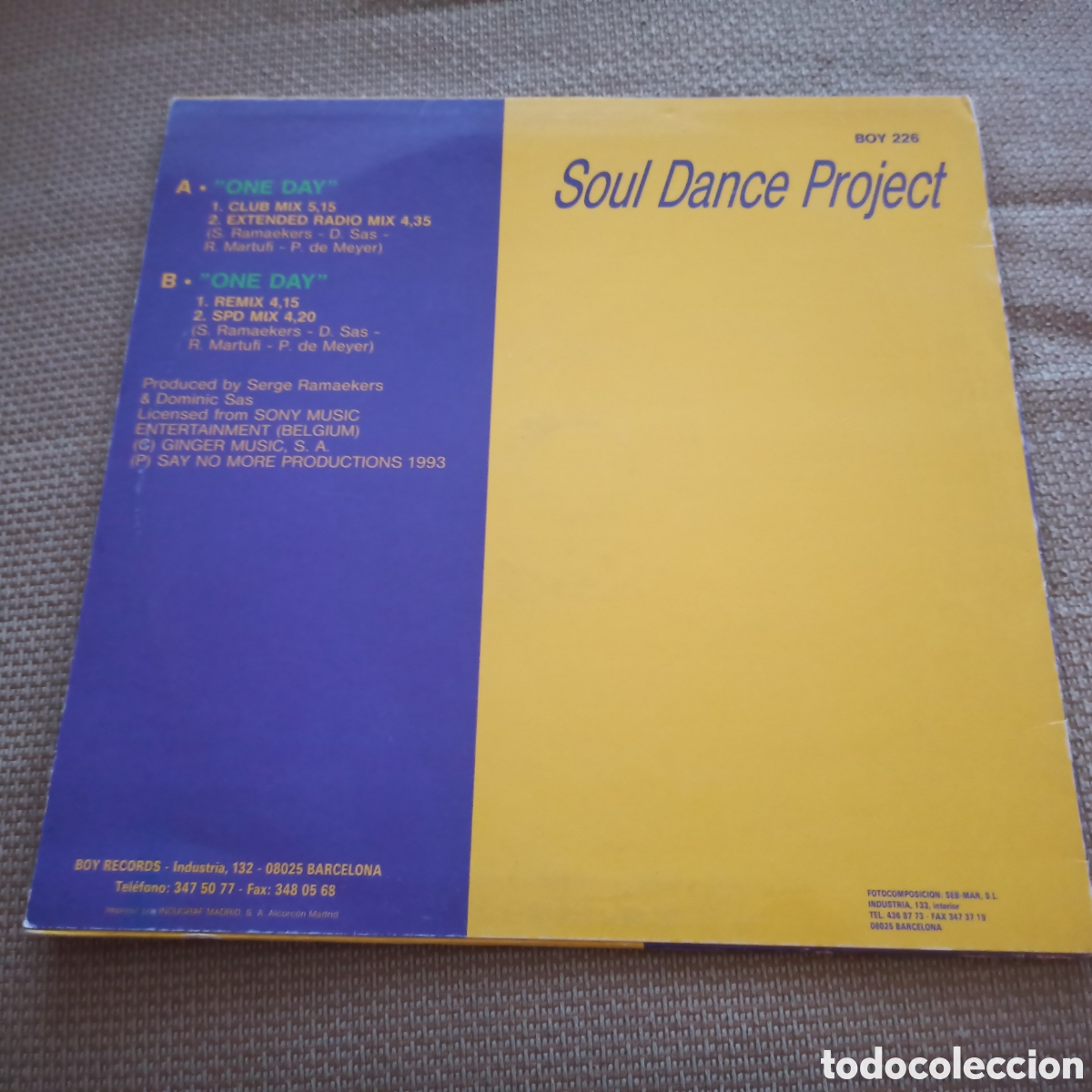 Discos de vinilo: Soul Dance Project - One Day (12&rdquo;) - Foto 2