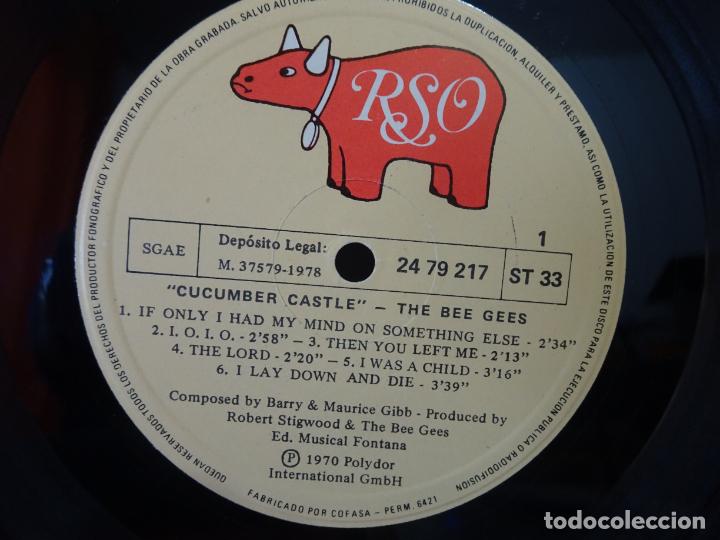 Discos de vinilo: LP -BEE GEES -CUCUMBER CASTLE - Foto 3