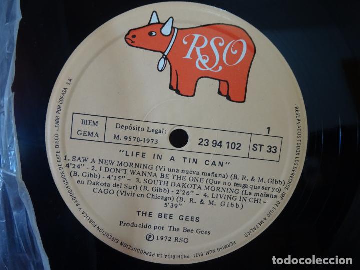 Discos de vinilo: LP -BEE GEES -LIFE IN A TIN CAN - Foto 4