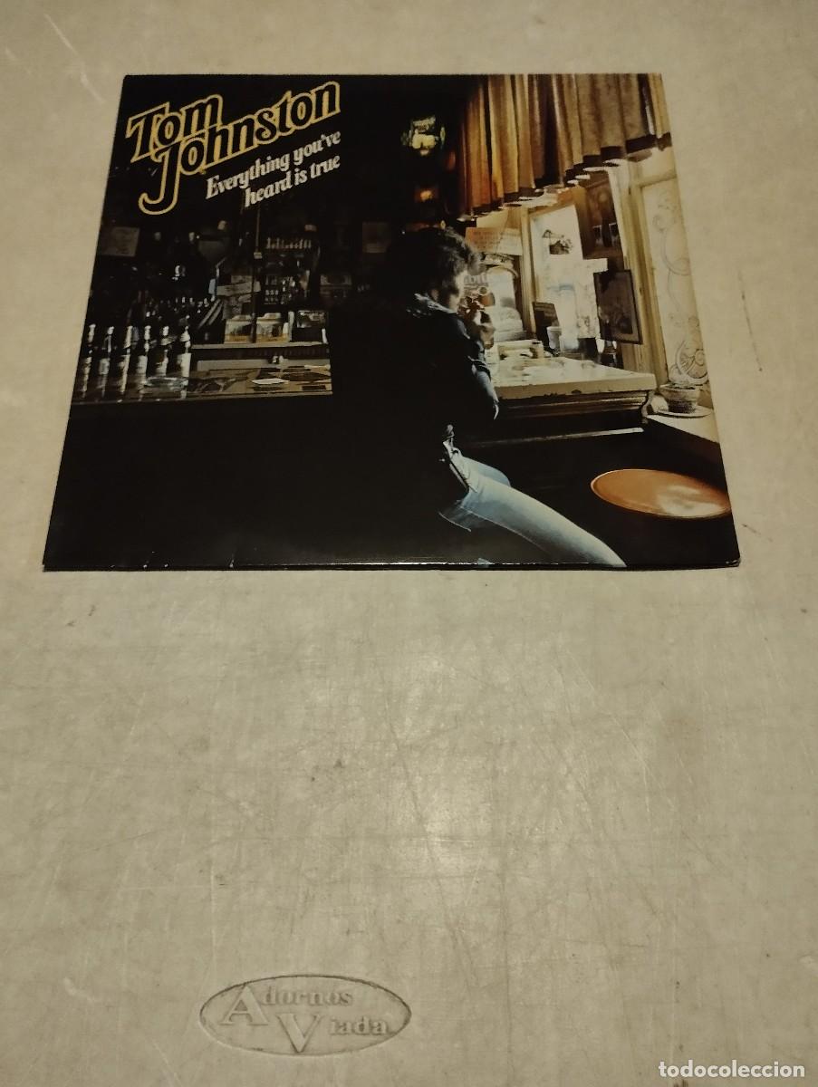 Discos de vinilo: Tom Johnston LP Everything Youve Heard Is True Ger.1979 - Foto 1