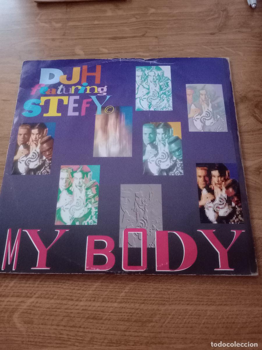 Discos de vinilo: DJH FEATURING STEFY MY BODY. MAXI 12 - Foto 1