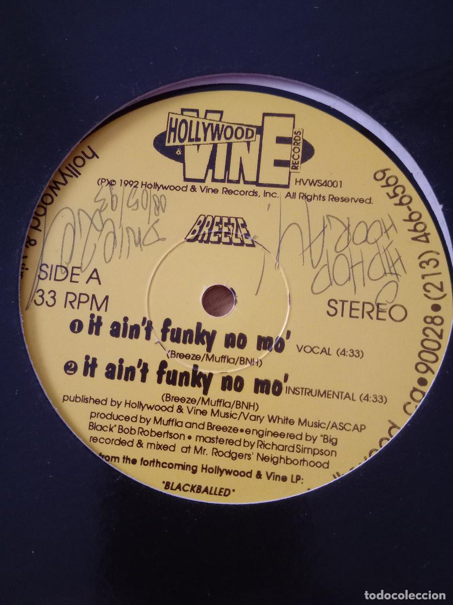 Discos de vinilo: BREEZE IT AIN&acute;T FUNKY NO MO / MAXI 12 - Foto 2