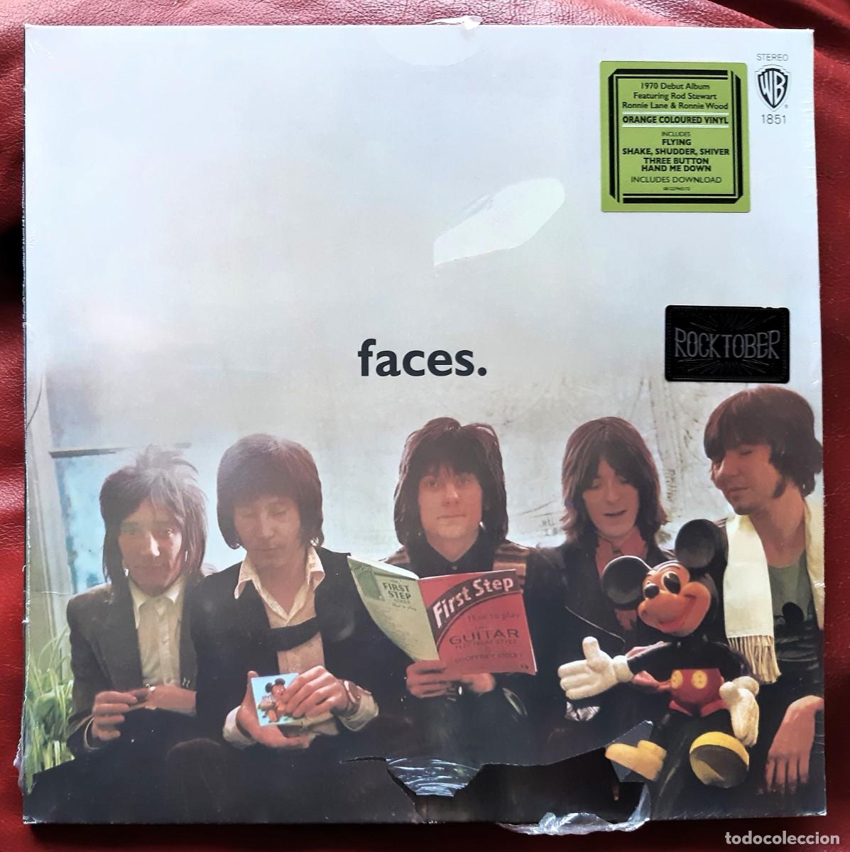 Discos de vinilo: FACES - FIRST STEP LP REEDICI&Oacute;N VINILO NARANJA - Foto 1