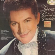 Dischi in vinile: LIBERACE PLAYS ”CONCERT BY CANDLELIGHT / LAURA, CHOPIN FANTASIA.../ LP HALLMARCK 1966 RF-18009