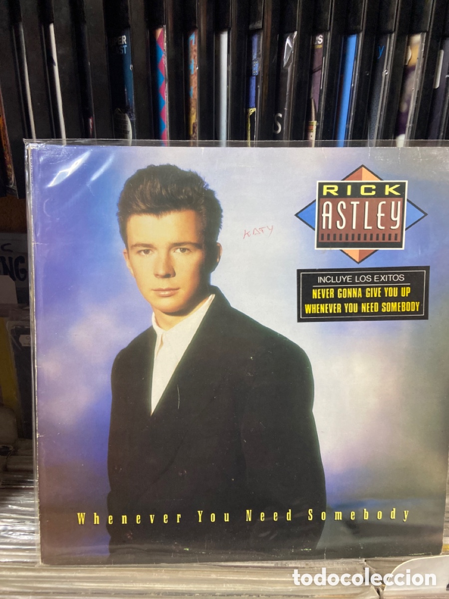 Discos de vinilo: Rick astley whenever you need somebody - Foto 1