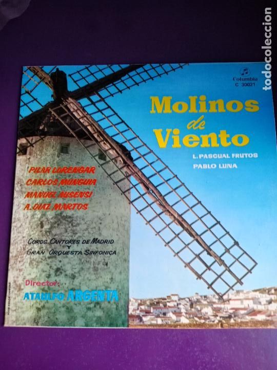 Discos de vinil: MOLINOS DE VIENTO - LUNA, FRUTOS - LORENGAR, MUNGUIA - LP COLUMBIA 1970, ZARZUELA