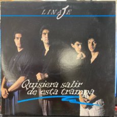Discos de vinilo: LINAJE - QUISIERA SALIR DE ESTA TRAMPA LP SPAIN