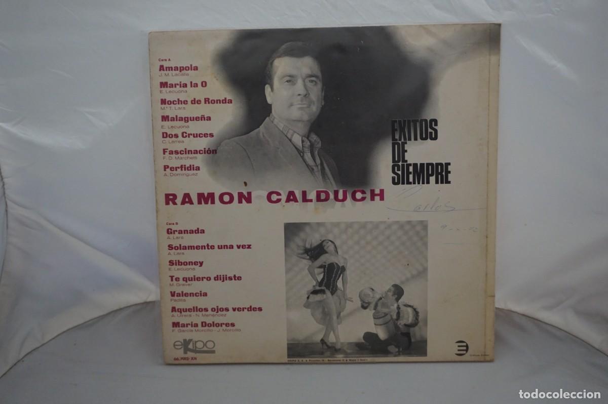 Discos de vinilo: LP - RAMON CLADUCH - EXITOS DE SIEMPRE - EL DISCO ESTA EN ESTADO EXCELENTE - Foto 3