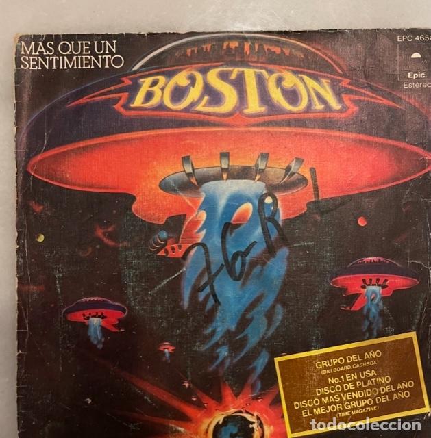 Discos de vinilo: BOSTON. MAS QUE UN SENTIMIENTO. SINGLE - Foto 1