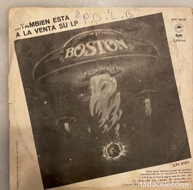 Discos de vinilo: BOSTON. MAS QUE UN SENTIMIENTO. SINGLE - Foto 2