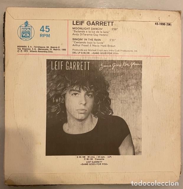 Discos de vinilo: LEIF GARRETT. SINGLE - Foto 2