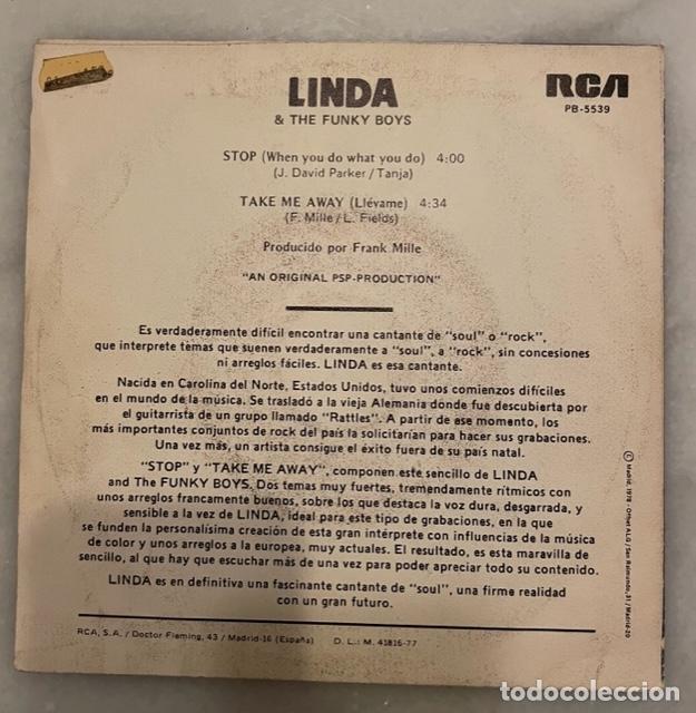 Discos de vinilo: LINDA. SINGLE - Foto 2