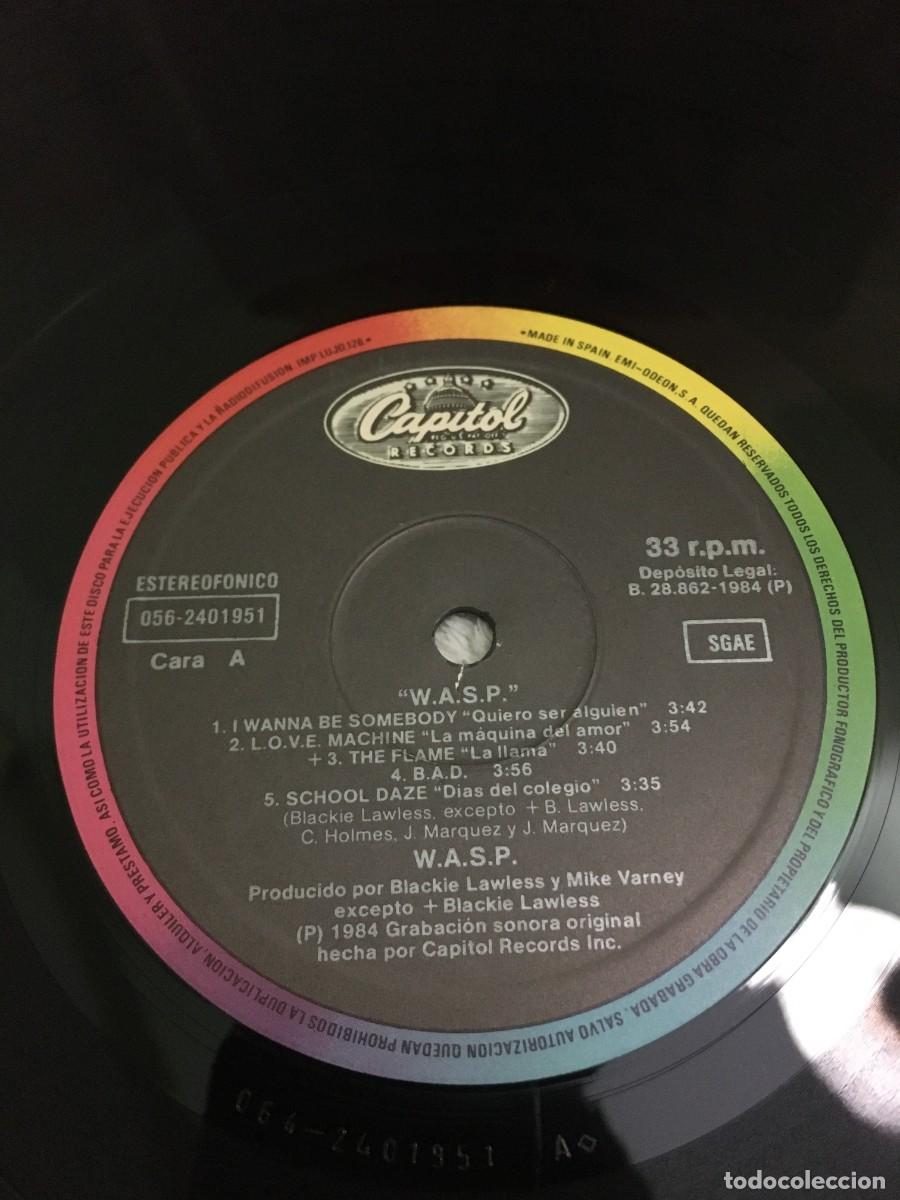 Discos de vinilo: W.A.S.P. &lrm;&ndash; W.A.S.P. - Foto 4