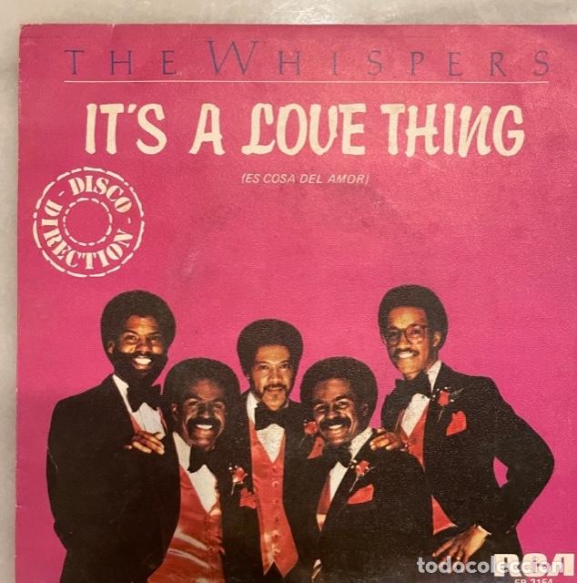Discos de vinilo: THE WHISPERS. SINGLE - Foto 1