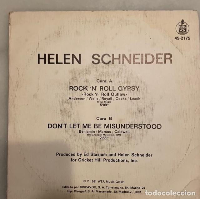 Discos de vinilo: HELEN SCHNEIDER. SINGLE - Foto 2