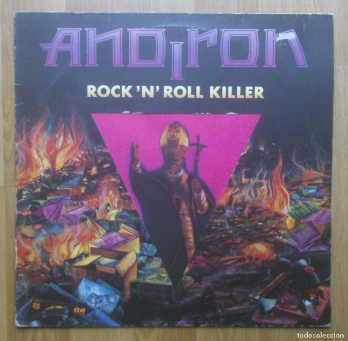 Discos de vinilo: ANDIRON ROCKNROLL KILLER (VINILO COLOR BLANCO) - Foto 1