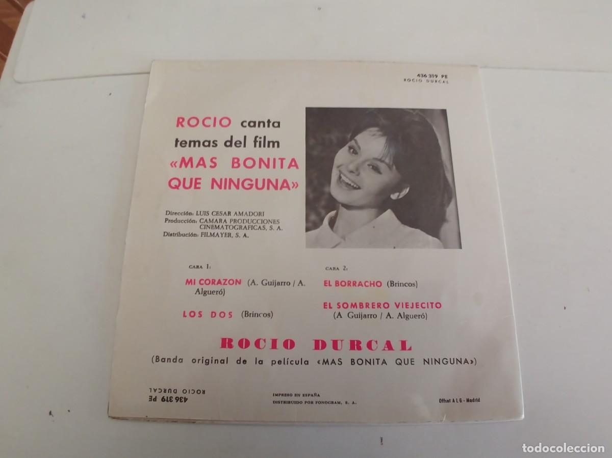 Discos de vinilo: ROCIO DURCAL-EP MI CORAZON +3-BUEN ESTADO - Foto 2