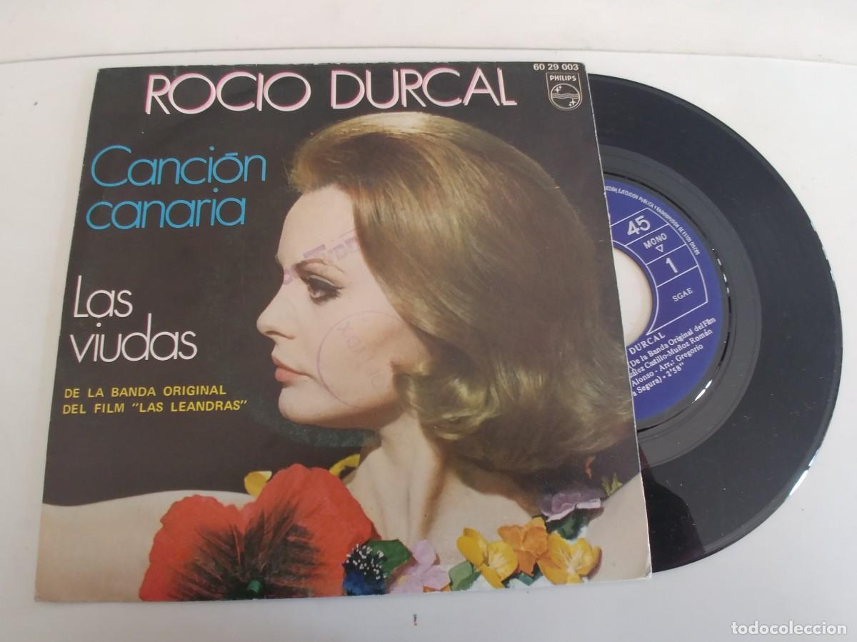 Discos de vinilo: ROCIO DURCAL-SINGLE CANCION CANARIA - Foto 1