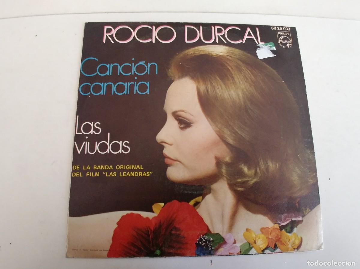Discos de vinilo: ROCIO DURCAL-SINGLE CANCION CANARIA - Foto 2