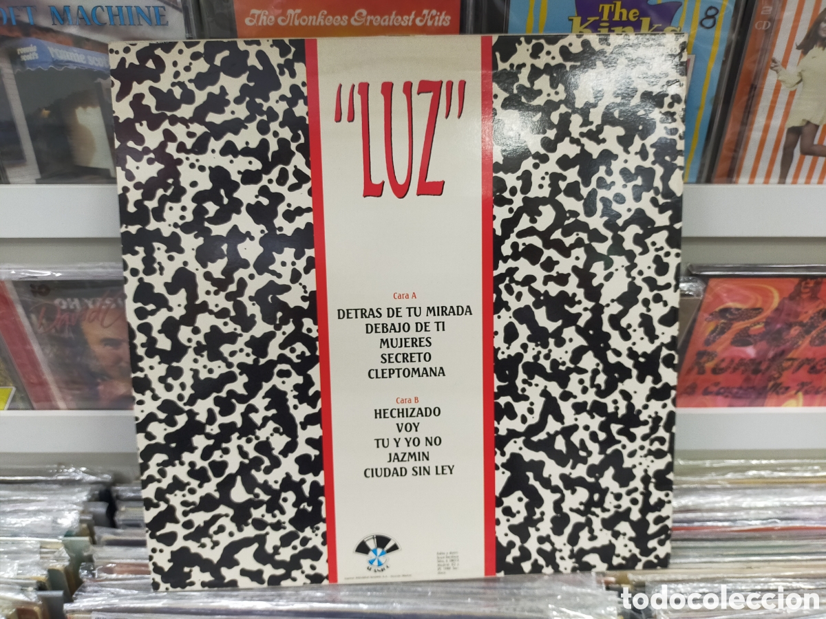 Discos de vinilo: Luz Casal LP 1989 escuchado - Foto 2