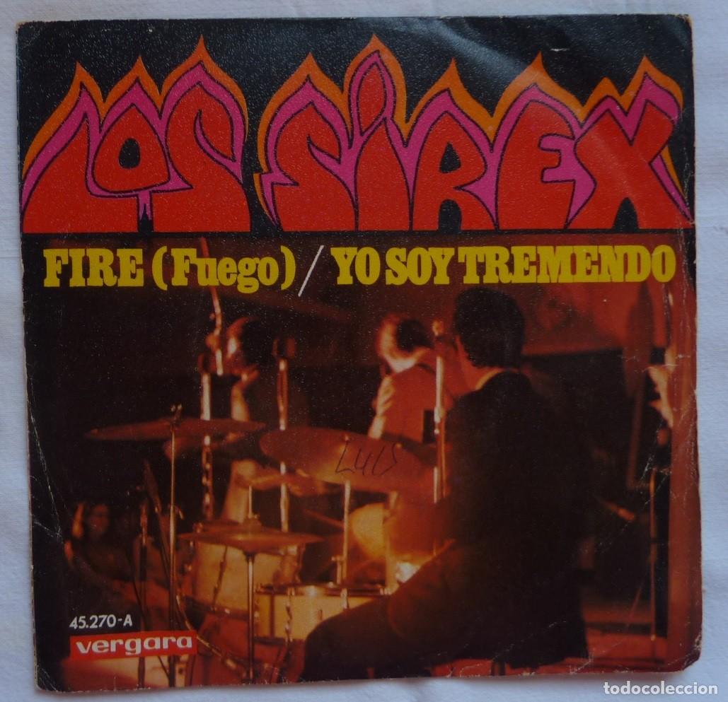 Discos de vinilo: LOS SIREX / FIRE / 1968 / SINGLE - Foto 1