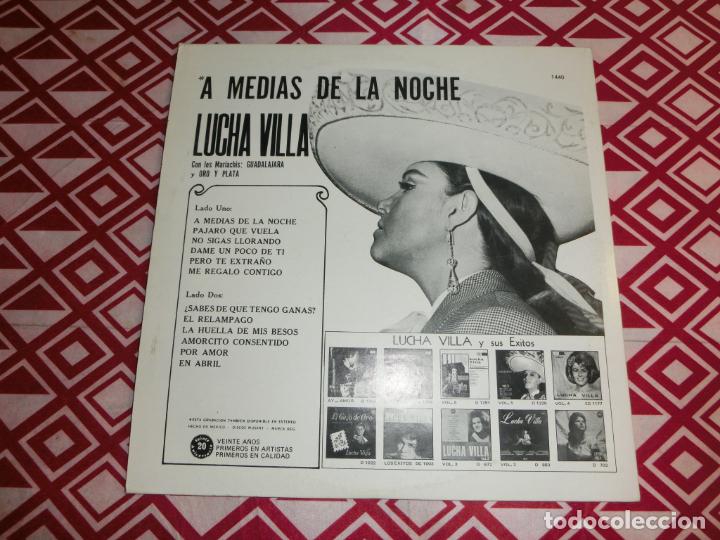 Discos de vinilo: Lucha Villa &ndash; A Medias De La Noche - Foto 2
